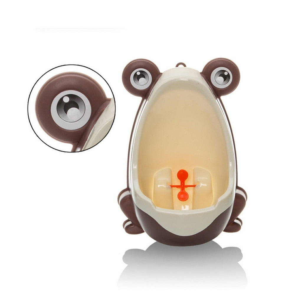 Pot d’Apprentissage Bébé Garçon – Urinoir Grenouille Mural avec Hélice Rotative – Facile à Fixer et Nettoyer – 1 à 6 ans