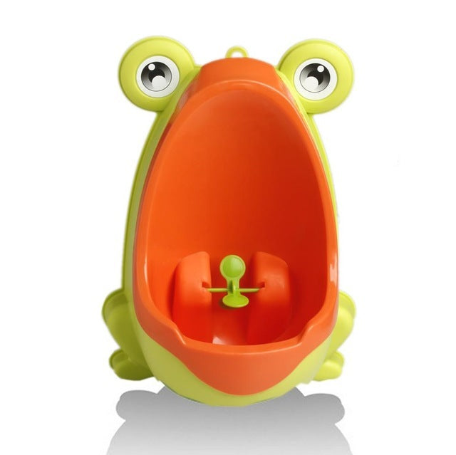 Pot d’Apprentissage Bébé Garçon – Urinoir Grenouille Mural avec Hélice Rotative – Facile à Fixer et Nettoyer – 1 à 6 ans