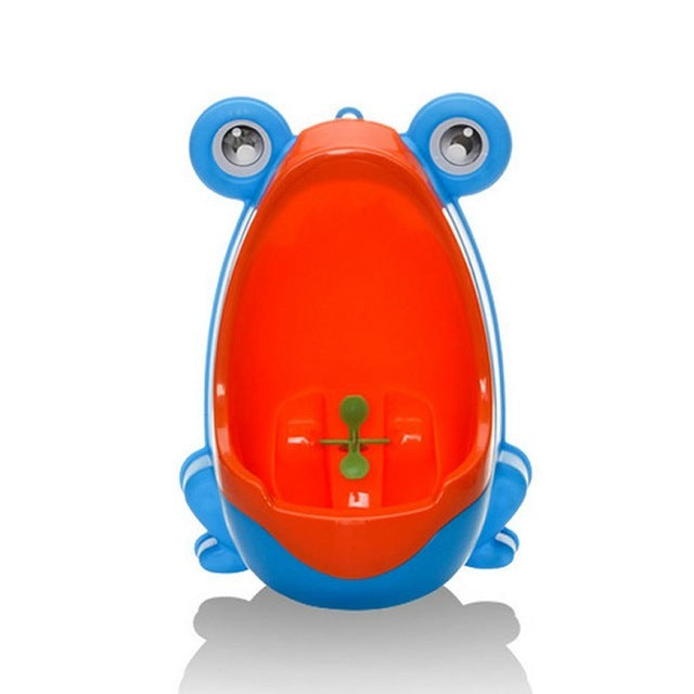 Pot d’Apprentissage Bébé Garçon – Urinoir Grenouille Mural avec Hélice Rotative – Facile à Fixer et Nettoyer – 1 à 6 ans